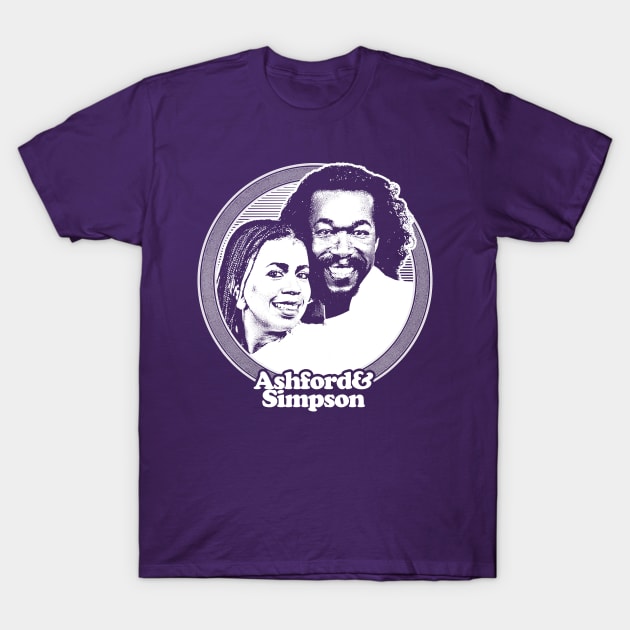 Ashford & Simpson /// 80s Retro Soul Fan Design T-Shirt by DankFutura